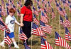 Sept. 10, 2002, in memory of all those who died in the Sept. 11 attacks. (AP Photo/Al Behrman)