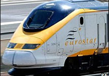 Поезд Eurostar. Фото с сайта ВВС