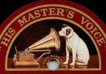 Пластинка фирмы His Master's Voice