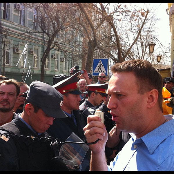 Алексей Навальный в Астрахани. Фото Ильи Барабанова