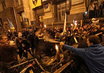 Драка на Майдане. Фото "Лига.Новости"