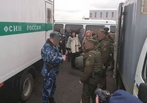 Во время передачи крымских заключенных Украине. Фото: ombudsman.gov.ua