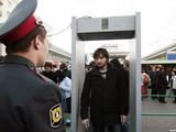 Журналист Андрей Лошак на митинге в защиту арестованных антифашистов. Москва, 19.09.2010. Фото Е.Михеевой