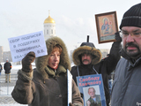 Митинг десантников. Фото Л.Барковой/Грани.Ру