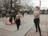 Акция Femen в Симферополе. Фото: Femen.org