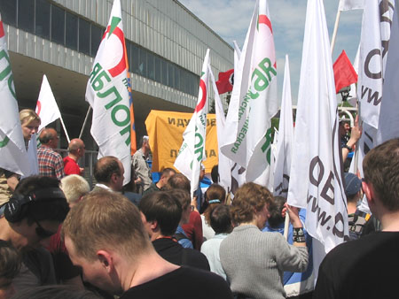 Митинг в Останкино за свободу слова. Фото Граней.Ру