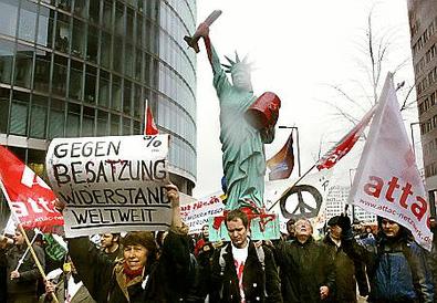 Антивоенная демонстрация в Берлине. ФотоАР